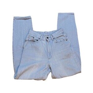 Vintage Lee High Rise Ultimate Mom Jean Light Wash Women W26 X L29” Rise- 11”
